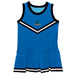 Cal State San Marcos Cougars Vive La Fete Game Day Blue Sleeveless Cheerleader Dress