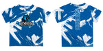 Cal State San Marcos Cougars Vive La Fete Boys Game Day Blue Short Sleeve Tee Paint Brush - Vive La Fête - Online Apparel Store
