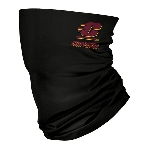 Central Michigan Chippewas Neck Gaiter Solid Black - Vive La Fête - Online Apparel Store
