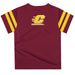 Central Michigan Chippewas Maroon Tee Shirt Short Sleeve - Vive La Fête - Online Apparel Store
