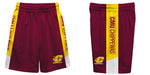 Central Michigan Chippewas Vive La Fete Game Day Maroon Stripes Boys Solid Gold Athletic Mesh Short - Vive La Fête - Online Apparel Store