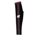 Central Michigan Chippewas Vive La Fete Girls Game Day Black with Maroon Stripes Leggings Tights