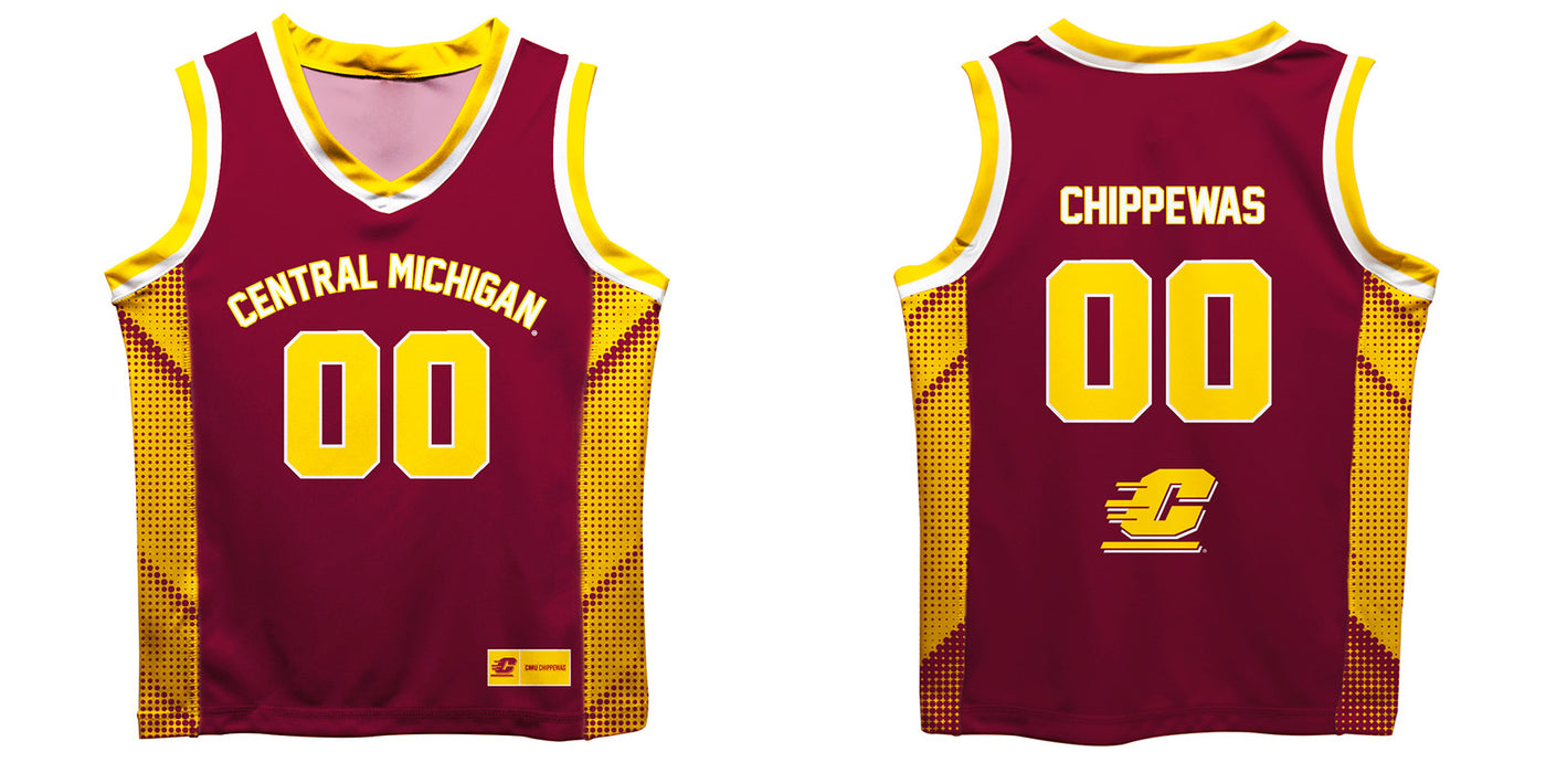 Central Michigan Chippewas Vive La Fete Game Day Maroon Boys Fashion Basketball Top - Vive La Fête - Online Apparel Store