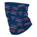Columbus State Cougars Neck Gaiter Navy All Over Logo CSU - Vive La Fête - Online Apparel Store