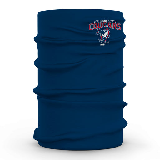 Columbus State Cougars Neck Gaiter Solid Navy - Vive La Fête - Online Apparel Store
