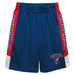 Columbus State Cougars Vive La Fete Game Day Blue Stripes Boys Solid Red Athletic Mesh Short
