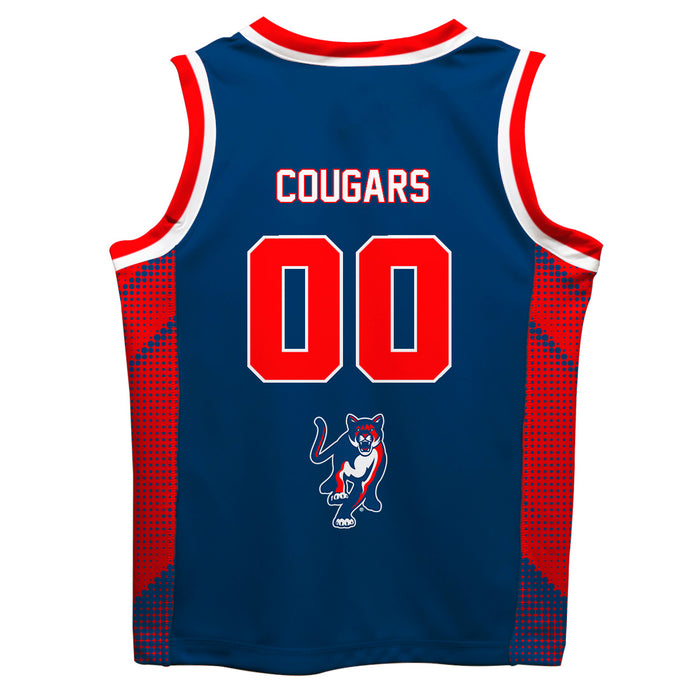 Columbus State Cougars Vive La Fete Game Day Blue Boys Fashion Basketball Top - Vive La Fête - Online Apparel Store