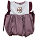 Charleston Cougars COC Embroidered Maroon Gingham Girls Bubble
