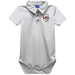 Charleston Cougars COC Embroidered White Solid Knit Polo Onesie