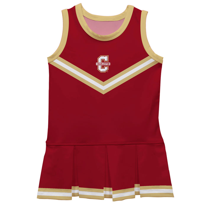 Charleston Cougars COC Vive La Fete Game Day Blue Sleeveless Cheerleader Dress