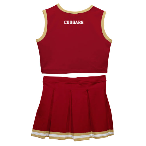 Charleston Cougars COC Vive La Fete Game Day Blue Sleeveless Cheerleader Set - Vive La Fête - Online Apparel Store