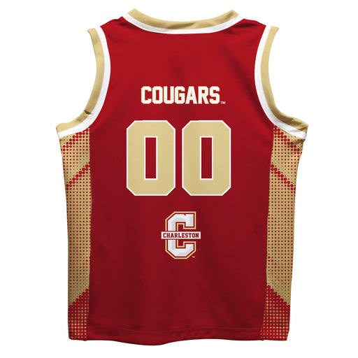 Charleston Cougars COC Vive La Fete Game Day Maroon Boys Fashion Basketball Top - Vive La Fête - Online Apparel Store