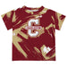 Charleston Cougars COC Vive La Fete Boys Game Day Maroon Short Sleeve Tee Paint Brush