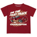 Charleston Cougars COC Vive La Fete Fast Track Boys Game Day Maroon Short Sleeve Tee