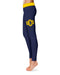 University of Central Oklahoma UCO Vive La Fete Collegiate Logo on Thigh Navy Women Yoga Leggings 2.5 Waist Tights" - Vive La Fête - Online Apparel Store