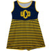 University of Central Oklahoma Blue Sleeveless Tank Dress With Gold Stripes UCO - Vive La Fête - Online Apparel Store