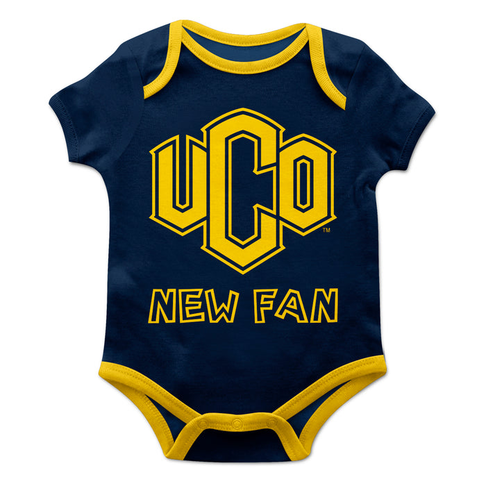 University of Central Oklahoma Blue Short Sleeve Boys Onesie UCO - Vive La Fête - Online Apparel Store
