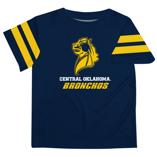 University of Central Oklahoma Blue Short Sleeve Tee Shirt UCO - Vive La Fête - Online Apparel Store