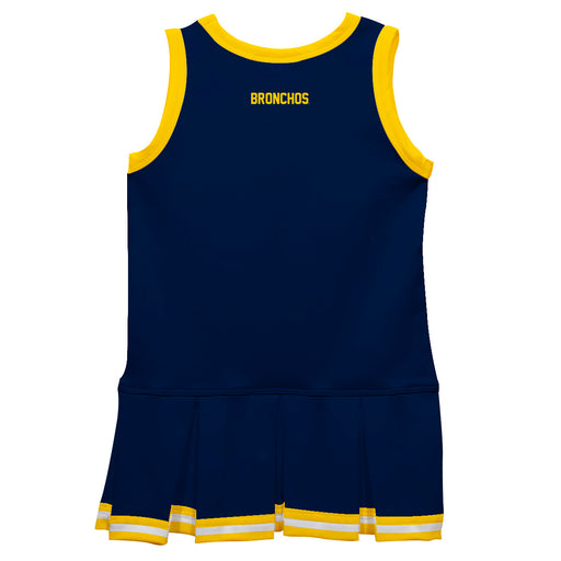 University of Central Oklahoma Bronchos Vive La Fete Game Day Blue Sleeveless Cheerleader Dress - Vive La Fête - Online Apparel Store