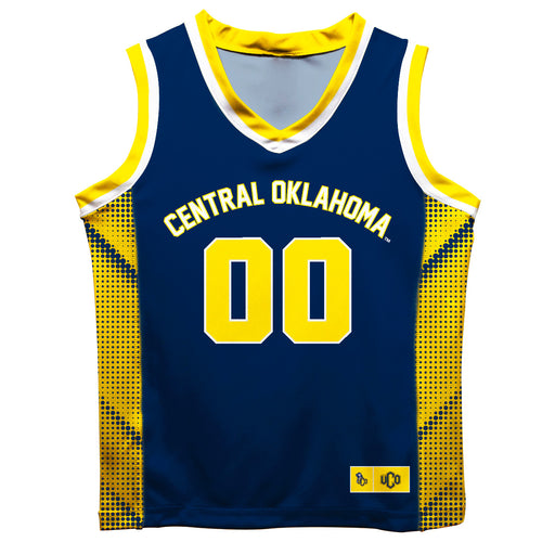 University of Central Oklahoma Bronchos Vive La Fete Game Day Blue Boys Fashion Basketball Top