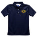 University of Central Oklahoma Bronchos Embroidered Navy Short Sleeve Polo Box Shirt