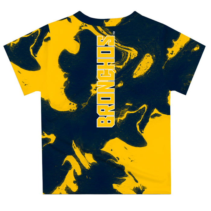 University of Central Oklahoma Bronchos Vive La Fete Marble Boys Game Day Blue Short Sleeve Tee - Vive La Fête - Online Apparel Store