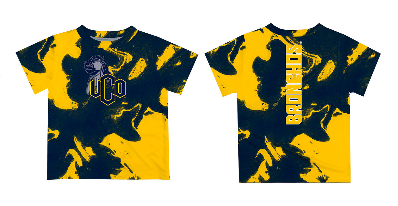 University of Central Oklahoma Bronchos Vive La Fete Marble Boys Game Day Blue Short Sleeve Tee - Vive La Fête - Online Apparel Store