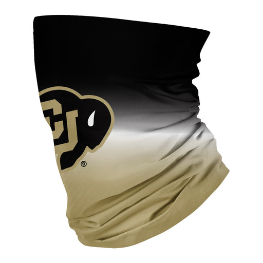 Colorado Buffaloes CU Vive La Fete Degrade Logo Game Day Collegiate Face Cover Soft 4-Way Stretch Neck Gaiter - Vive La Fête - Online Apparel Store