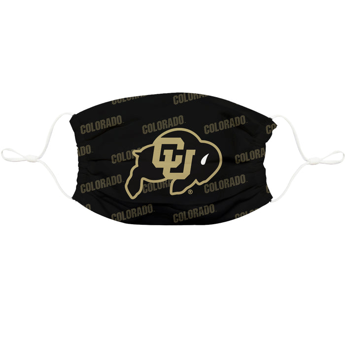 Colorado Buffaloes CU Vive La Fete Face Mask 3 Pack Game Day Collegiate Unisex Face Covers Reusable Washable - Vive La Fête - Online Apparel Store