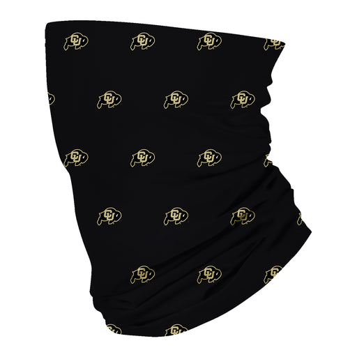 Colorado Buffaloes CU Vive La Fete All Over Logo Game Day  Collegiate Face Cover Soft 4-Way Stretch Two Ply Neck Gaiter - Vive La Fête - Online Apparel Store
