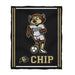 Colorado Buffaloes CU Vive La Fete Kids Game Day Black Plush Soft Minky Blanket 36 x 48 Mascot