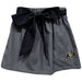 Colorado Buffaloes CU Embroidered Black Gingham Skirt With Sash