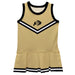 Colorado Buffaloes CU Vive La Fete Game Day Gold Sleeveless Cheerleader Dress