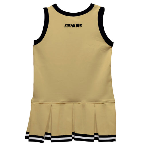 Colorado Buffaloes CU Vive La Fete Game Day Gold Sleeveless Cheerleader Dress - Vive La Fête - Online Apparel Store