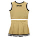 Colorado Buffaloes CU Vive La Fete Game Day Gold Sleeveless Cheerleader Set - Vive La Fête - Online Apparel Store