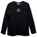 Colorado Buffaloes CU Embroidered Black Long Sleeve Boys Tee Shirt