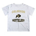 Colorado Buffaloes CU Vive La Fete Boys Game Day V3 White Short Sleeve Tee Shirt