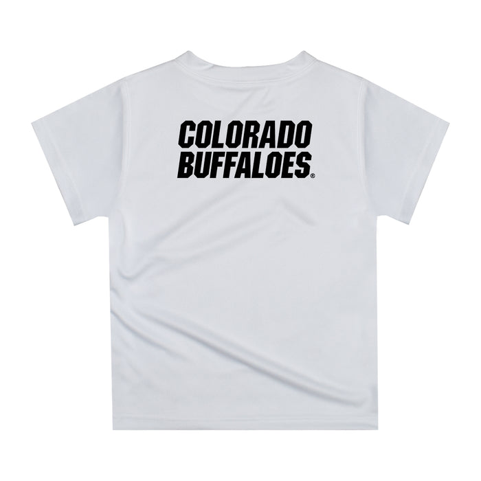 Colorado Buffaloes CU Original Dripping Football Helmet Heather Gray T-Shirt by Vive La Fete - Vive La Fête - Online Apparel Store