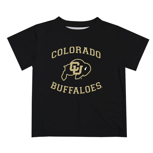 Colorado Buffaloes CU Vive La Fete Boys Game Day V1 Black Short Sleeve Tee Shirt