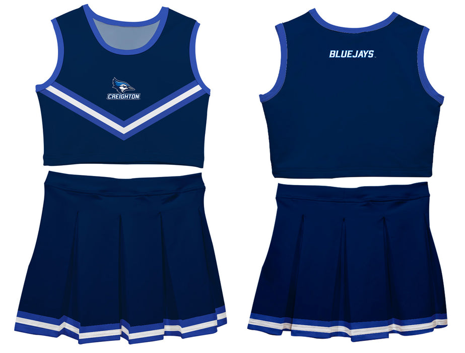 Creighton Bluejays Vive La Fete Game Day Blue Sleeveless Cheerleader Set - Vive La Fête - Online Apparel Store