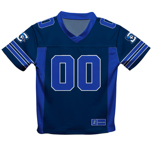 Creighton University Bluejays Vive La Fete Game Day Navy Boys Fashion Football T-Shirt