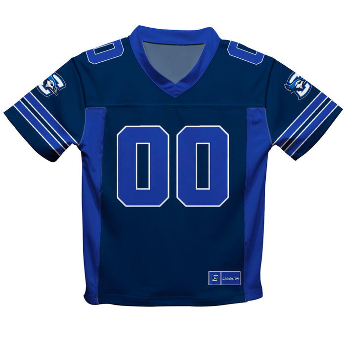 Creighton University Bluejays Vive La Fete Game Day Navy Boys Fashion Football T-Shirt