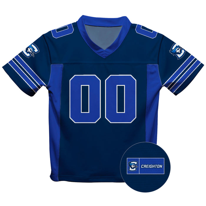 Creighton University Bluejays Vive La Fete Game Day Navy Boys Fashion Football T-Shirt - Vive La Fête - Online Apparel Store