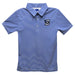 Creighton University Bluejays Embroidered Royal Stripes Short Sleeve Polo Box Shirt