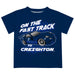 Creighton University Bluejays Vive La Fete Fast Track Boys Game Day Blue Short Sleeve Tee