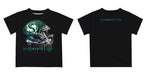 Sacramento State Hornets Original Dripping Football Black T-Shirt by Vive La Fete - Vive La Fête - Online Apparel Store