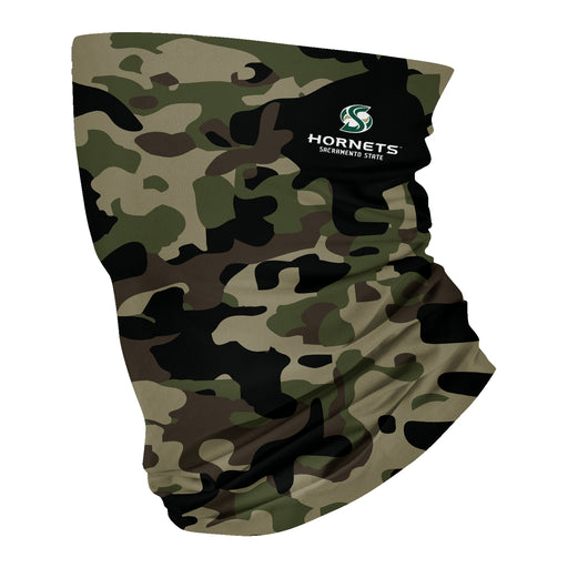 Sacramento State Hornets Vive La Fete Camo Collegiate Face Cover Soft Camouflage Four Way Stretch Neck Gaiter - Vive La Fête - Online Apparel Store