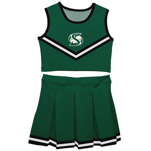 Sacramento State Hornets Vive La Fete Game Day Green Sleeveless Cheerleader Set