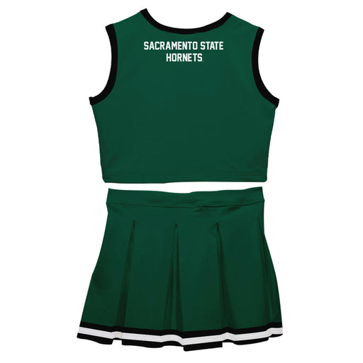 Sacramento State Hornets Vive La Fete Game Day Green Sleeveless Cheerleader Set - Vive La Fête - Online Apparel Store