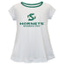 Sacramento State Hornets Vive La Fete Girls Game Day Short Sleeve White Top with School Logo and Name